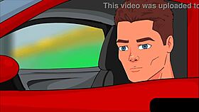 Celebrating the new year eve in anime style