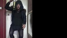 loving my shy bisexual crossdressing for the watchers 😊