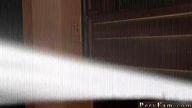 Nerd teen 18+ with glasses solo first time spooking stepallys