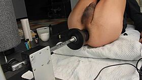 I feel the fuck machine in my ass. It's intense.