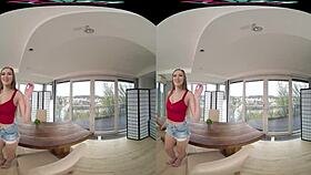 Blonde Stacy Cruz's photoshoot turns steamy with fingering and riding