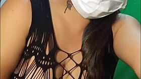 40-year-old latina milf in sexy lingerie interview