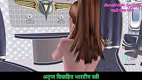 Why does the cute girl pose nude in the airplane?