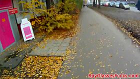 Watch this alluring Eurobabe get banged POV on the bed with a group around.