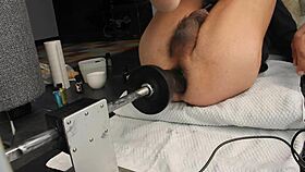 I feel the fuck machine in my ass. It's intense.