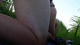 Brunette beurette outdoor amateurs - what are they doing?