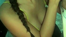 Novinha Feels Intense Pleasure Taking Cumshot