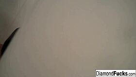 Diamond Gets Wet And Wild In The Shower