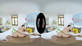 Chubby tranny gives ass in pov bareback sex