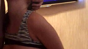 irina plays blowjob games with her russian brunette friend. they get hardcore in the end.