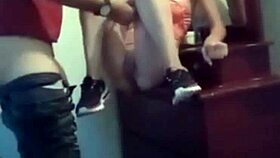 she's crazy on the dresser without condom like a whore