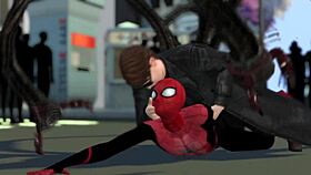 i face spider-man against dr octopus villain