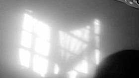 Ebony beauty with a sexy ass that's hard to resist in missionary position 😏