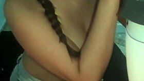 Novinha Feels Intense Pleasure Taking Cumshot