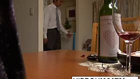 Her man wasn't in the mood, so she masturbated alone