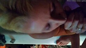 blonde girlfriend wanttobewowed sucks monster cock deepthroat part 3