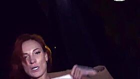 i pick up skinny redhead hooker for outdoor night sex interview