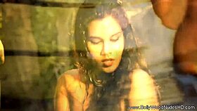 Beautiful Indian Babe Dances Sensually To Oriental Music.