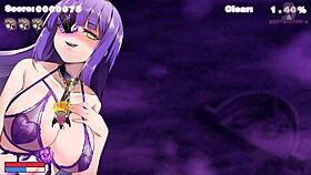 Cute anime girl with big tits bent over in doggystyle hentai