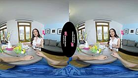 Chubby tranny gives ass in pov bareback sex