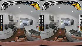 virtual porn: dirty ebony madi laine gets interracial dick down