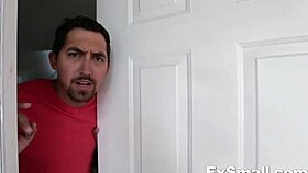 Little Woman Gives Blowjob And Gets Screwed Hardcore