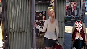 Jessica Oneil's Hard News Ep 20: Nasty Old Dude Touching Her Tits Outdoors