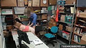 Hey, Bonnie Grey ve Maya Bijou'yu bu vahşi üçlüde soyguncularla kontrol et