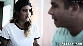 Gorgeous brunette bisexual shares fantasy story with her boyfriend