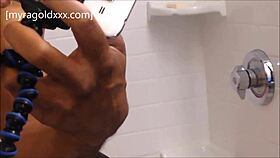 Wife Watches While I Suck on Her Husband, Spitting and Cumming in Mouth