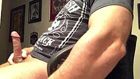 long masturbation session ends with huge cumshot