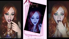 goddess lana tricks you into cei tease with hot instructions