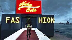 Blonde Teen's Big Boobs in Fallout 4 Fashion