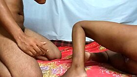 Amezing hard sex with boyfriend in wild bedroom action