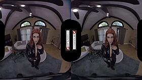 VRcosplayX Black Widow Rides Your Cock Hard and Deep