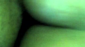 ebony girl with wet creamy pussy gets fucked hard and creampied