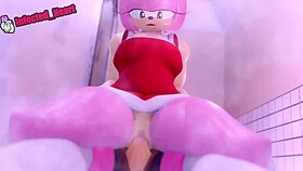 amy fucks futa rouge, ever seen such wild cartoon action before?