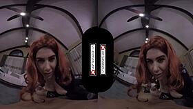 VRcosplayX Black Widow Rides Your Cock Hard and Deep