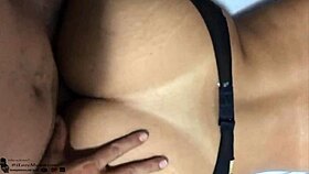 Latina prostitute gets anal creampie and squirts hard