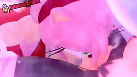 amy fucks futa rouge, ever seen such wild cartoon action before?