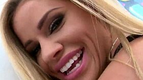 Glam pornstar pussyfucked after sucking cock