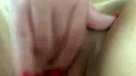 Curly Blonde Begged for Creampie After Anal