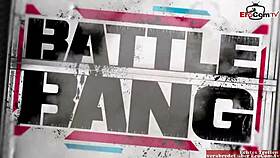 Hairy Brunette Teen Fucked In Boxing Ring!