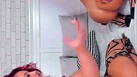 Two Fat-Ass Latinas Shake Their Curves on a Thick Dildo.