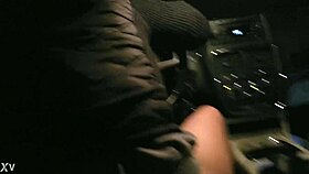 Becky nice explores outdoor public reality