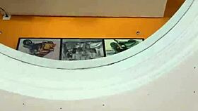 Curly Blonde Begged for Creampie After Anal