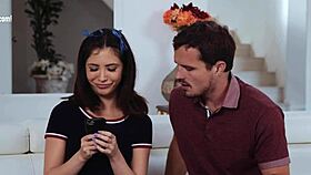 jane wilde and robby echo, stepsiblings getting naughty with oral and tits