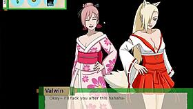 jikage rising arc 2 episode 7 - big busty ninja trio get fucked