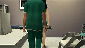 Doctor fucks patient and cums on face?