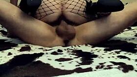 Stockings, heels, ass, and anal homemade fun!